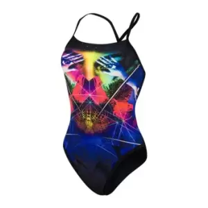 Speedo Ribbonback Swimsuit Womens - Black