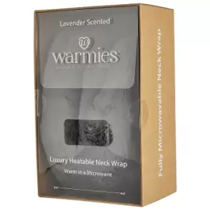 Warmies Luxury Fully Heatable Neck Wrap- Steel Grey