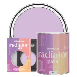 Rust-Oleum Radiator Paint, Matt Finish - Violet Macaroon - 750ml