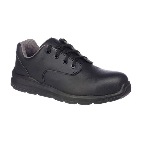 Portwest Compositelite Laced Safety Work Shoes FD61BKR41 Colour: Black