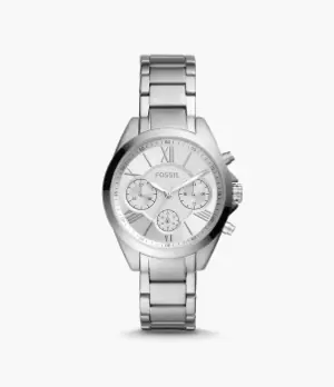 Fossil Women Modern Courier Midsize Chronograph Stainless Steel Watch