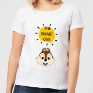 Disney Chip 'N' Dale The Smart One Womens T-Shirt - White - 4XL