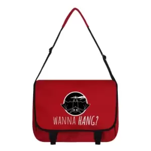 Grindstore Wanna Hang Messenger Bag (One Size) (Red/Black)