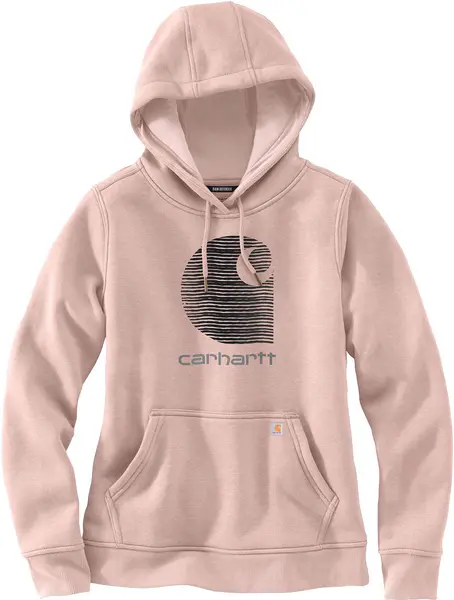 Carhartt Rain Defender Promo Ladies Hoodie, pink, Size XL for Women