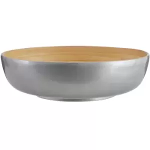 Premier Housewares Kyoto Deep Salad Bowl - Silver