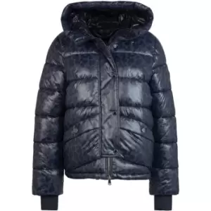 BARBOUR INTERNATIONAL Printed Vienna Quilted Jacket - Black