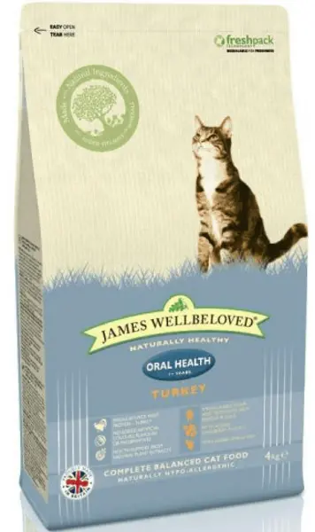 Wellbeloved Turkey Oralcare Cat Food 4kg