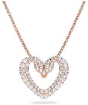 Swarovski 5628657 UNA Pendant Necklace Rose Gold Plated Jewellery