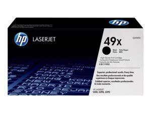 HP 49X Black Laser Toner Ink Cartridge