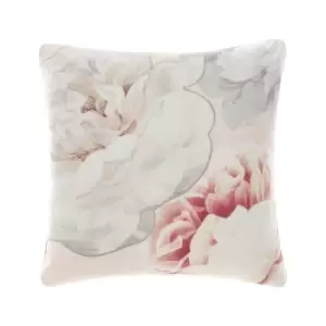 Sansa Floral Cushion White / 50 x 50cm / Polyester Filled