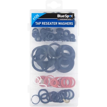 40536 125 Piece Assorted Tap Reseater Washer Set - Bluespot