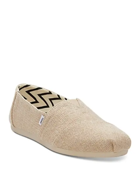 Toms Womens Alpargata Almond Toe Flats