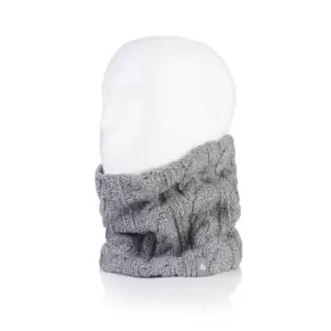 Ladies Heat Holders Neck Warmer - Light Grey