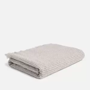 in home Recycled and Organic Cotton Bath and Beach Towel - 70 x 140 - Grey