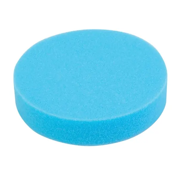 Silverline Hook & Loop Polishing Foam Head Medium - 180mm Medium Blue