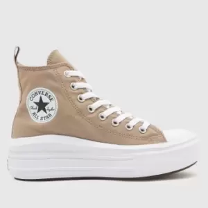 Converse Natural All Star Hi Move Girls Youth Trainers