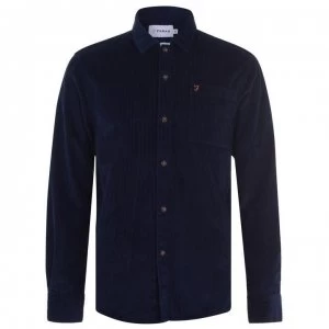 Farah Vintage Neukoln Corduroy Shirt - Yale Blue 996