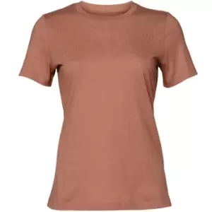 Bella + Canvas Womens/Ladies Relaxed Jersey T-Shirt (M) (Terracotta)