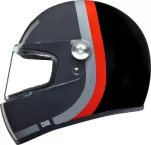 Nexx X.G100R Speedway Helmet, black-grey-red, Size S, black-grey-red, Size S