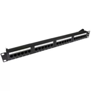 TruConnect 16-1745 24 Port CAT 5e Unshielded Patch Panel 1U 19"