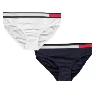 Tommy Hilfiger Flag Band Bikini Briefs - White