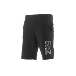 EA7 Black Logo Series Bermuda Shorts