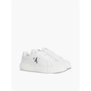 Calvin Klein Jeans Chunky Cupsole Mono Lth - White