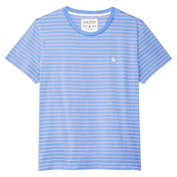 Jack Wills Endmoor Striped T-Shirt - Blue