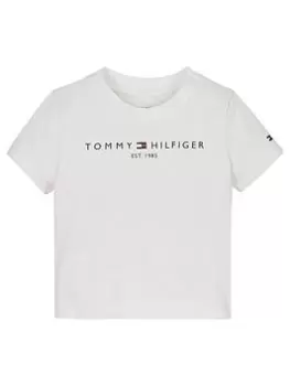 Tommy Hilfiger Baby Essential Short Sleeve T-Shirt - White, Size Age: 3-6 Months