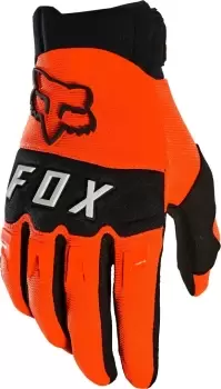 FOX Dirtpaw Motocross Gloves, black-orange Size M black-orange, Size M