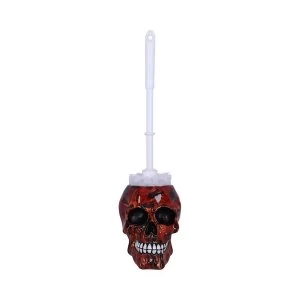 Inferno Skull Toilet Brush Holder