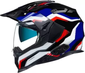 Nexx X.Wed 2 Columbus Helmet, black-red-blue, Size XS, black-red-blue, Size XS