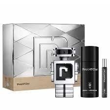 Paco Rabanne Phantom Gift Set 100ml Eau de Toilette + 10ml Eau de Toilette + 150ml Deodorant