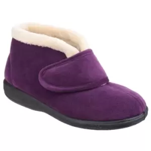 Fleet & Foster Levitt Bootie Slipper Female Plum UK Size 6