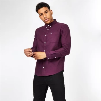 Jack Wills Wadsworth Classic Oxford Shirt - Purple