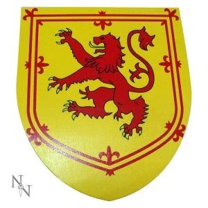 Wooden Toy Knights Shield Red Lion