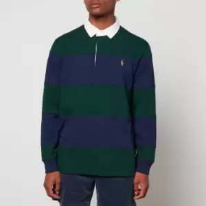 Polo Ralph Lauren Striped Cotton-Jersey Rugby Top - S