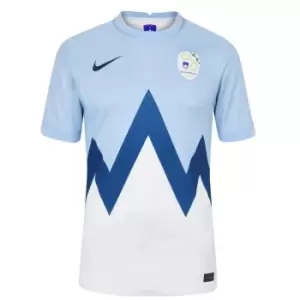 Nike Slovenia Home Shirt 2020 - Blue