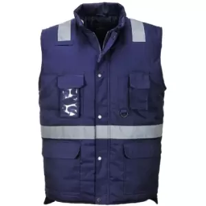 F414NARL - sz L Iona Bodywarmer - Navy - Navy - Portwest