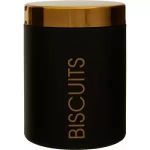 Premier Housewares Liberty Black Enamel Biscuit Canister