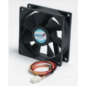 StarTech 80x25mm Ball Bearing Quiet Computer Case Fan with TX3 Connector