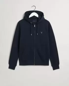 GANT Men Original Full-Zip Hoodie (XXL) Blue