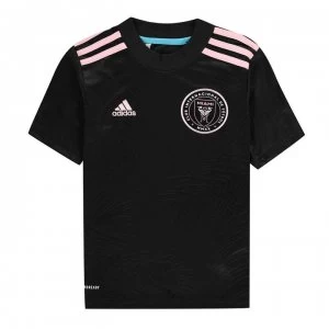 adidas Inter Miami Away Shirt 2021 Junior - Black/True pink