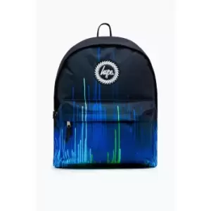 Hype Pacific Drips Backpack (One Size) (Black/Blue)