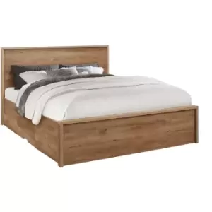 135cm Stockwell Bed Rustic Oak Effect