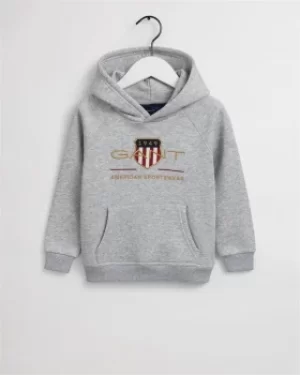 Gant Men Hoodie Grey