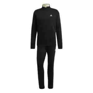 adidas quarter Zip Fleece Tracksuit Mens - Black