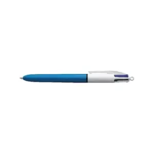 Bic 801867 4-Colour Retractable B/Point Pen (Pack-12)