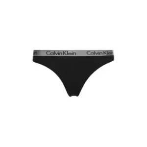 Calvin Klein Radiant cotton thong - Black