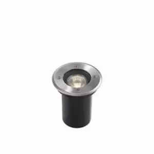 Park 1 Light Small Round Recessed Spotlight Steel IP65, GU10